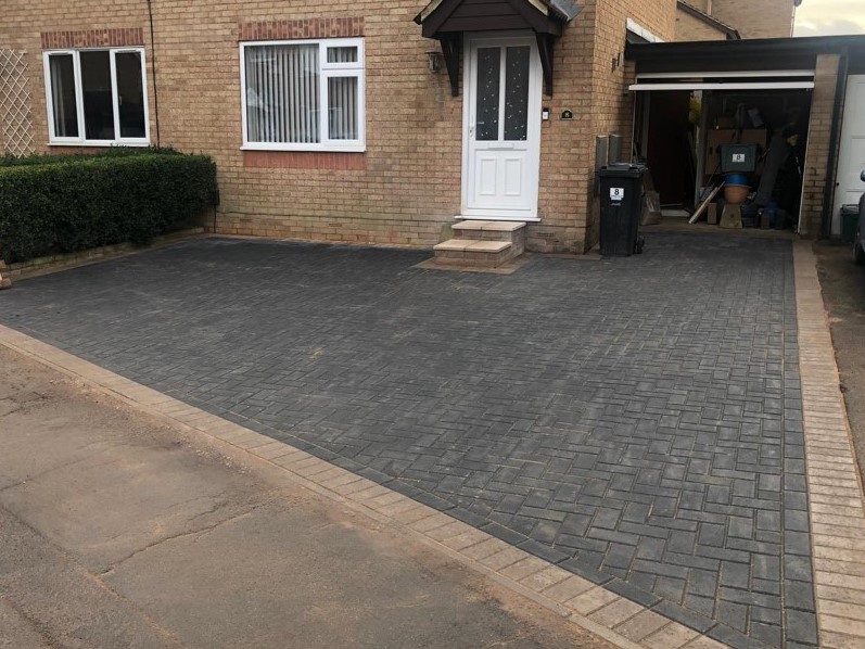 Installing Block Paving in Darlington Blackwater Driveways and Patios project work